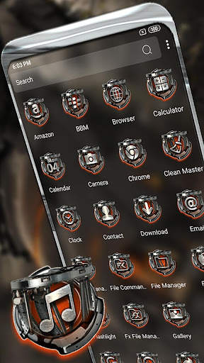 Robot 3D War Launcher Theme screenshot 3