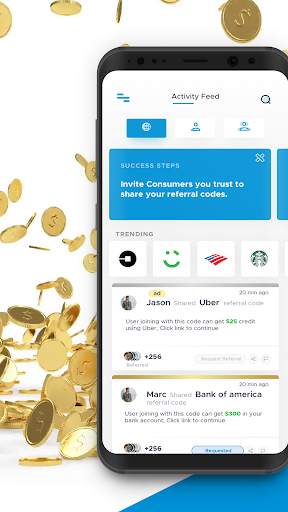 Referred : referral code app with super coupons screenshot 2