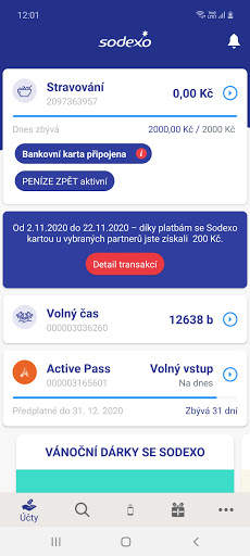 Sodexo Personal Account screenshot 1