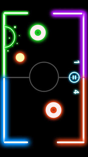 Finger Glow Hockey screenshot 3
