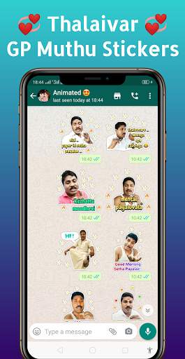 Thalaivar GP Muthu Stickers screenshot 1