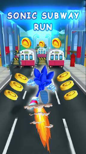 Blue Hedgehog Runner - Dash Hero скриншот 2