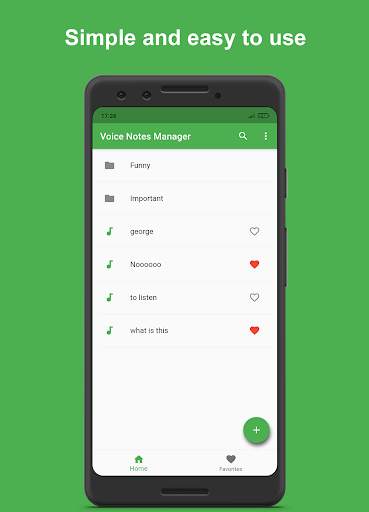 Save, Listen and Manage WhatsApp Voice Notes screenshot 1