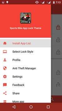 Sports Bike App Lock Theme screenshot 7