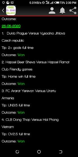 FREE 2  ODDS ROLLOVER screenshot 3