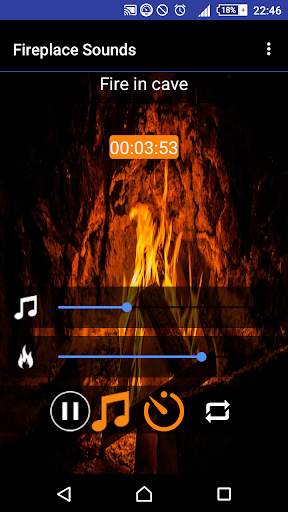 Relax & Sleep Fireplace Sounds screenshot 1