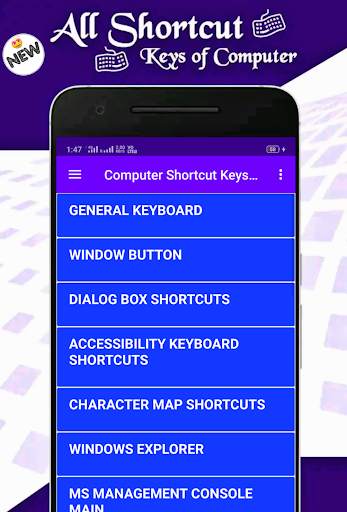 Computer Shortcut Keys Offline 2019 - All Computer screenshot 1