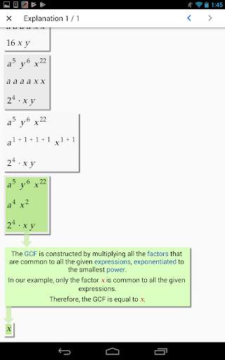 ALGEBRATOR-step-by-step solver screenshot 16