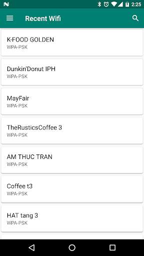 Recent Wifi Viewer (ROOT) screenshot 2