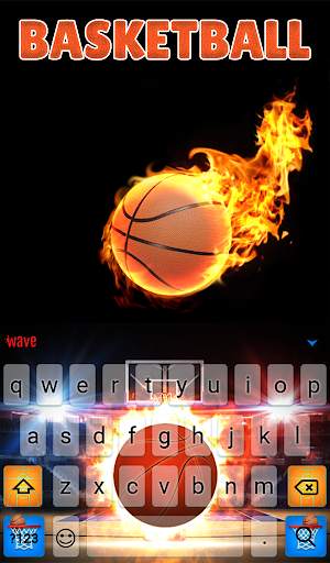 Basketball Animated Keyboard स्क्रीनशॉट 2