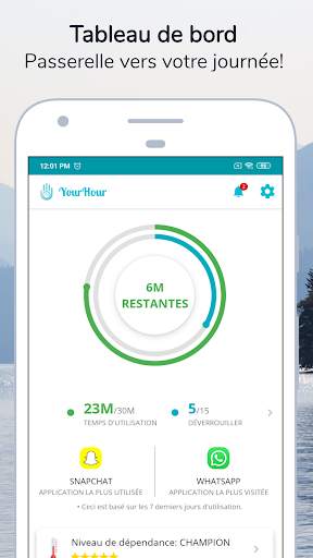 Your Hour - phone addiction tracker and controller screenshot 1