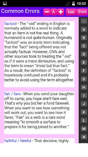 Common Errors in English screenshot 3