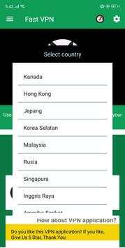 Fast VPN screenshot 2