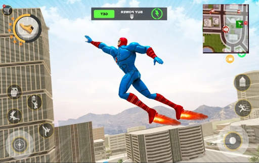 Spider iron Rope Man hero – Crime City Simulator स्क्रीनशॉट 1