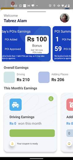Intents Scout - Cash for driving & adding photos screenshot 1