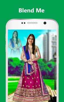 Net Lehenga Choli For Women Photo Montage screenshot 17