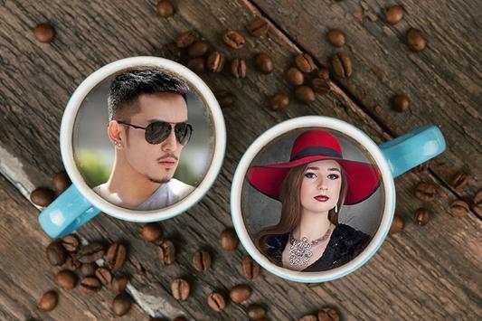 Coffee Cup Dual Photo Frame screenshot 1