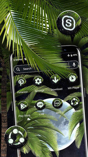 Moon Night Theme Launcher screenshot 4