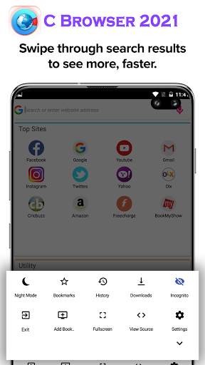 Uc Fast Secure Browser.Watch Video Offline App screenshot 5
