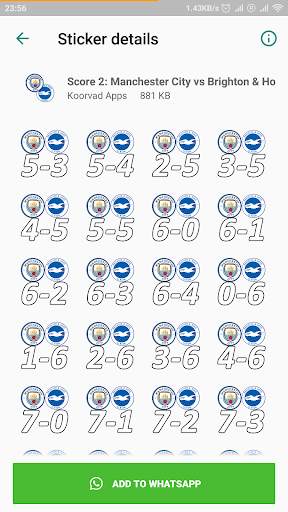 Football Matchday Stickers screenshot 6