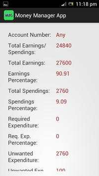 Money Manager स्क्रीनशॉट 4
