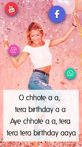 Birthday photo lyrical video maker screenshot 7