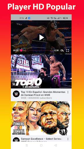 Tube Wwe: Boxing & Sports स्क्रीनशॉट 3