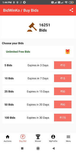 BidWinKoApp - Win Free Gifts screenshot 4