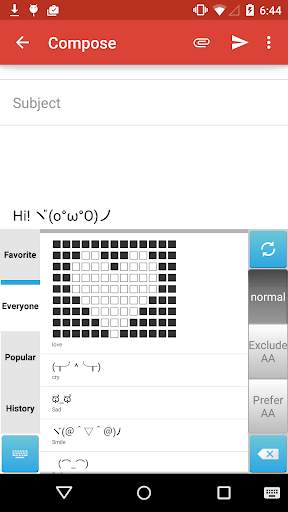Emoticon Keyboard (with Emoji) स्क्रीनशॉट 4