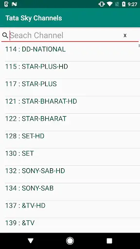 Tata Sky Channels screenshot 2