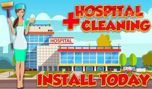 Hospital Cleaning Games For Girls screenshot 1