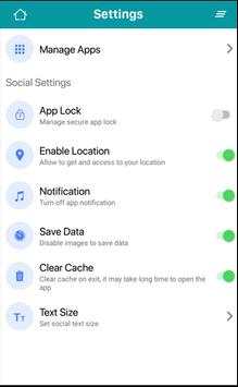 All In One Social Networks With Fingerprint Locker screenshot 5
