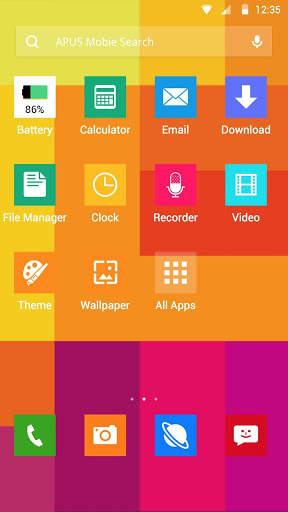 Matrix OS theme for APUS screenshot 2