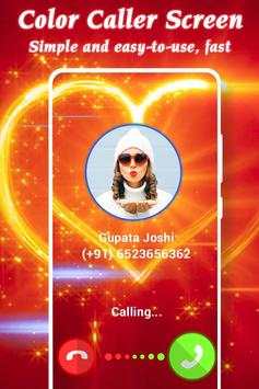 Color Your Call - Call Screen Flash Theme, LED screenshot 2