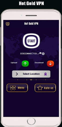 Hot Gold VPN screenshot 1