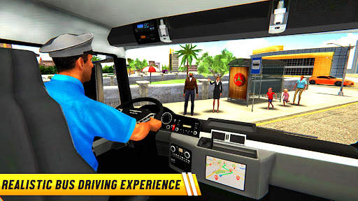 City Coach Bus Driving Games screenshot 5