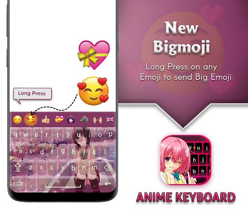 Keyboard - Anime Keyboard screenshot 5