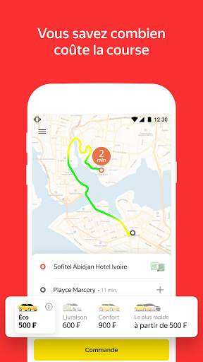 Yango in Abidjan - order cab in app.More than taxi screenshot 2