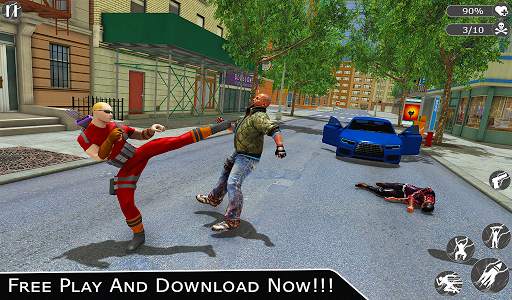 Flying Ninja Super Hero - Rescue Survival Game 3D screenshot 7