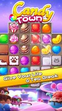 Candy Town - Funny Crush Saga screenshot 1
