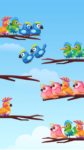 Bird Color Sort : Puzzle Game screenshot 1