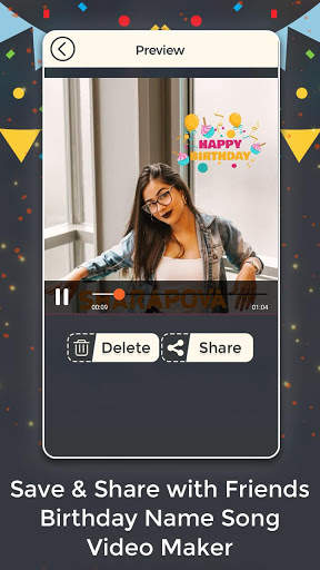 Birthday Name Song Photo Slideshow & Video Maker screenshot 8