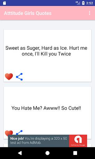Girls Attitude Status screenshot 1