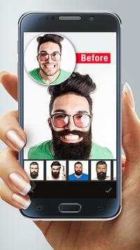 Man Hair Mustache Photo Editor screenshot 1
