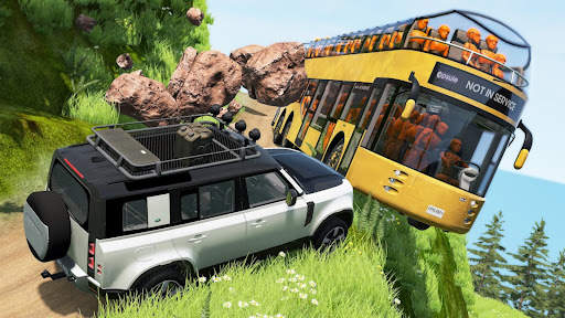Bus Crash Car Simulation 3D screenshot 2