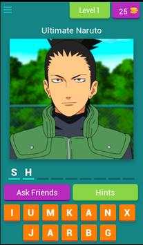 Naruto Ultimate Quiz screenshot 1