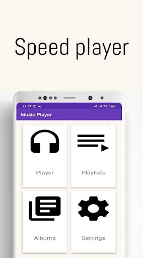 Speed music player screenshot 1