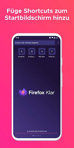 Firefox Klar Browser screenshot 5