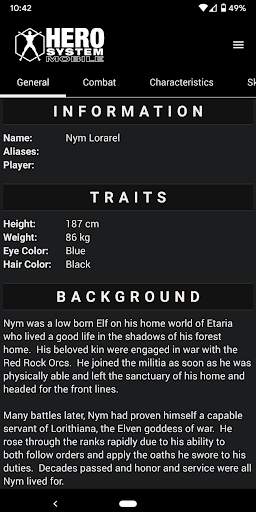 HERO System Mobile screenshot 2