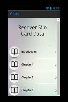 Recover SIM Card Data Guide скриншот 2
